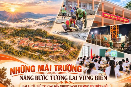 Những mái trường nâng bước tương lai vùng biên