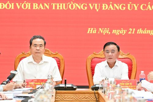 Hội nghị thông qua dự thảo báo cáo kết quả kiểm tra, giám sát đối với Ban Thường vụ Đảng ủy các cơ quan Đảng Trung ương