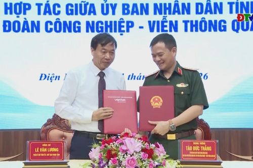 Ký kết thỏa thuận hợp tác giữa tỉnh Điện Biên và Tập đoàn Công nghiệp - Viễn thông Quân đội