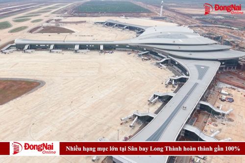 Nhiều hạng mục lớn tại sân bay Long Thành hoàn thành gần 100%