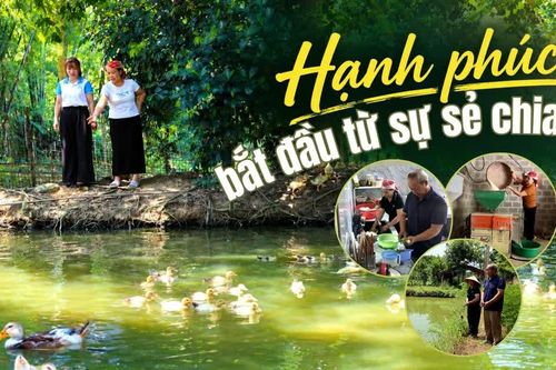 Hạnh phúc bắt đầu từ sự sẻ chia