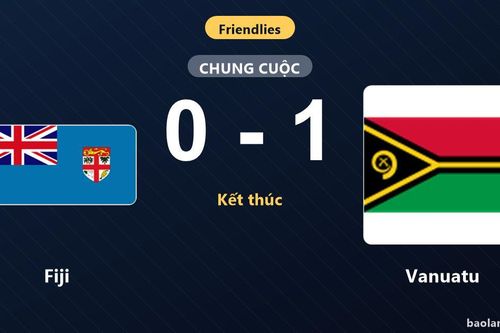 Thống kê trận đấu Fiji 0-1 Vanuatu: Vanuatu giành chiến thắng chung cuộc