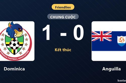 Hạ Anguilla trong trận giao hữu, Dominica nối dài chuỗi kết quả thuận lợi