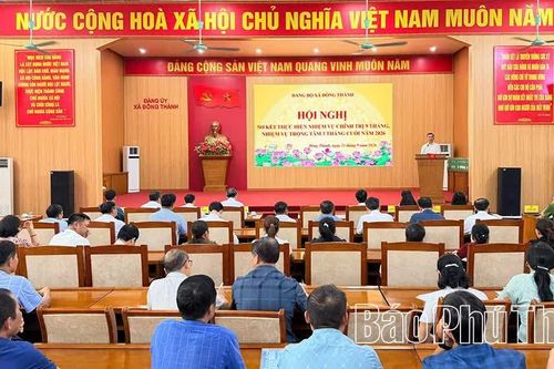 Xã Đông Thành tập trung hoàn thành các nhiệm vụ trọng tâm 3 tháng cuối năm