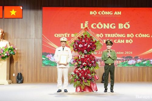 Đại tá Nguyễn Đình Dương giữ chức Giám đốc Công an TP. Huế