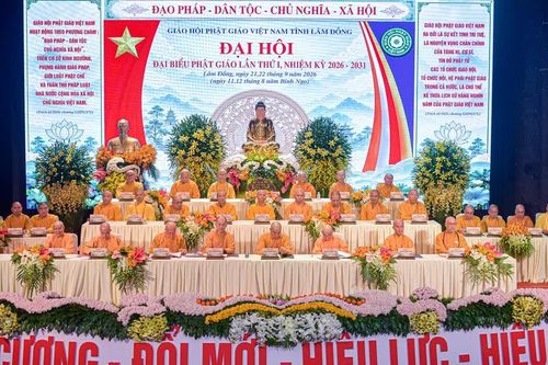 Lâm Đồng: Phiên thứ nhất Đại hội đại biểu Phật giáo tỉnh, nhiệm kỳ 2026-2031