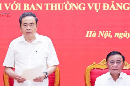 Chủ tịch Quốc hội Trần Thanh Mẫn chủ trì Hội nghị thông qua dự thảo Báo cáo kết quả kiểm tra, giám sát đối với Ban Thường vụ Đảng ủy Các cơ quan Đảng Trung ương