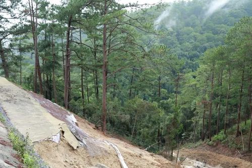Xuất hiện điểm sạt lở mới trên đèo Prenn Đà Lạt