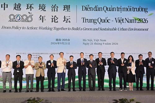 Hà Nội - Trung Quốc thống nhất hướng hợp tác môi trường
