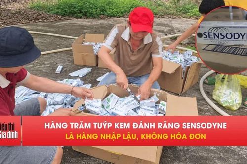 Đắk Lắk: Phát hiện 384 tuýp SENSODYNE nhập lậu, bị tiêu hủy