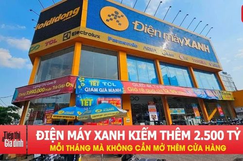 Không cần mở thêm cửa hàng, Điện Máy Xanh vẫn kiếm thêm 2.500 tỷ đồng/tháng
