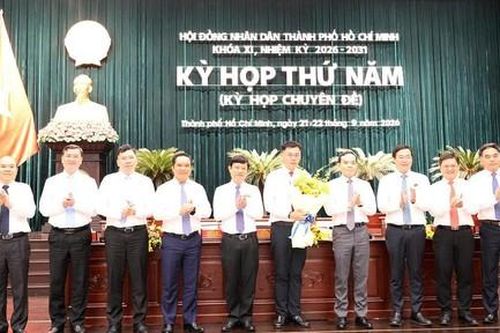 Đồng chí Trương Minh Huy Vũ được bầu giữ chức Phó Chủ tịch UBND TP.Hồ Chí Minh