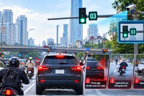 Đèn xanh còn 3 giây đã phanh gấp do sợ camera AI, cực kỳ nguy hiểm