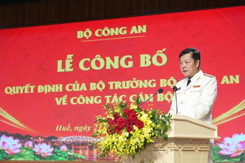 Phó Giám đốc Công an TP.HCM được điều động làm Giám đốc Công an TP Huế