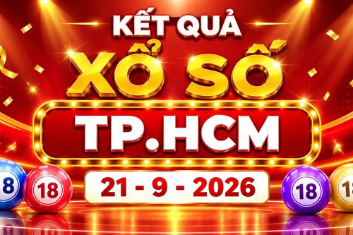 XSHCM 21/9 - Kết quả xổ số Hồ Chí Minh hôm nay 21/9/2026 - XSHCM ngày 21 tháng 9