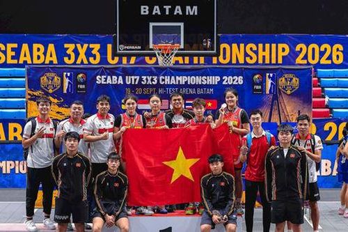 Bóng rổ nữ U17 Việt Nam giành Huy chương đồng Đông Nam Á