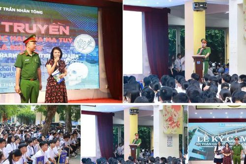 Công an phường giúp học sinh nhận diện cạm bẫy từ thuốc lá điện tử và chất gây nghiện mới