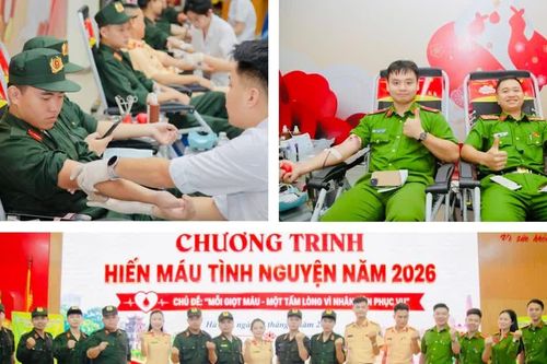 Cụm thi đua số 3 CATP Hà Nội trao hơn 300 đơn vị máu, lan tỏa yêu thương