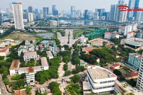 Đường nối Phạm Hùng - Lê Đức Thọ sắp được nối thông sau gần 10 năm vướng mặt bằng