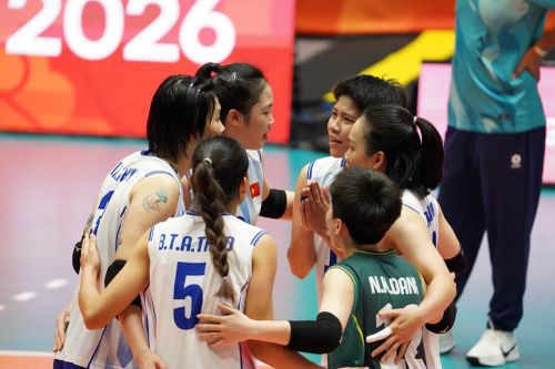 Tuyển bóng chuyền nữ Việt Nam chia tay ASIAD 2026 bằng một chiến thắng