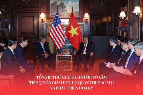 Tổng Bí thư, Chủ tịch nước Tô Lâm tiếp Quyền Giám đốc Cơ quan Thương mại và Phát triển Hoa Kỳ