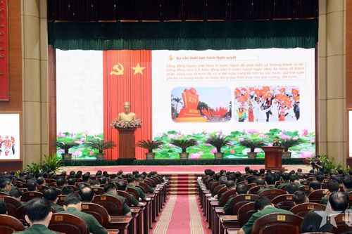 Đảng ủy Bộ Tổng Tham mưu - Cơ quan Bộ Quốc phòng quán triệt, triển khai thực hiện một số nghị quyết, chỉ thị của Bộ Chính trị