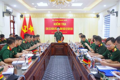 Bộ Tổng Tham mưu kiểm tra công tác huấn luyện địa hình quân sự tại Lữ đoàn 673