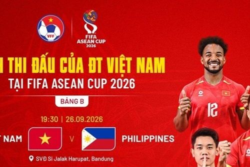 Lịch thi đấu của đội tuyển Việt Nam tại FIFA ASEAN Cup 2026