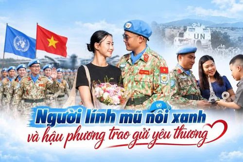 Phút trao gửi yêu thương xúc động của người lính mũ nồi xanh trước giờ lên đường