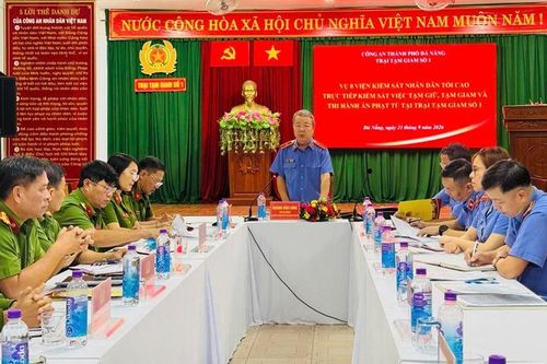 VKSND tối cao kiểm sát công tác tạm giữ, tạm giam và thi hành án phạt tù tại TP Đà Nẵng