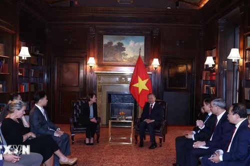 Tổng Bí thư, Chủ tịch nước Tô Lâm tiếp Hiệu trưởng Trường kinh doanh Standford