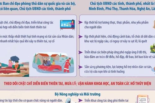 Thủ tướng Chính phủ chỉ đạo chủ động ứng phó, khắc phục hậu quả mưa lũ