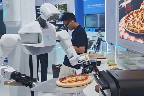 Robot làm pizza, phục vụ trà tại hội chợ Trung Quốc - ASEAN