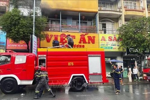 Kịp thời khống chế đám cháy tại cửa hàng điện máy