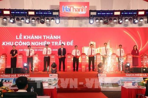 Khánh thành Khu công nghiệp Trần Đề gần 1.230 tỉ đồng