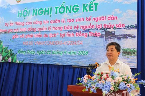 Đồng Tháp: Hiệu quả mô hình Đồng quản lý thủy sản gắn với du lịch bền vững