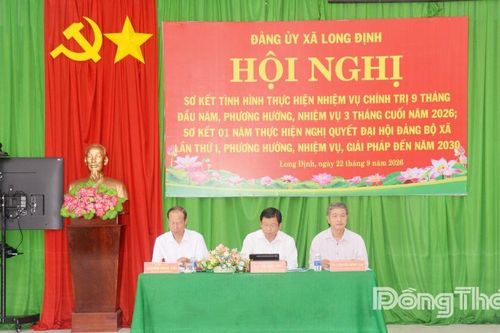 Xã Long Định giữ vững 19/19 tiêu chí nông thôn mới
