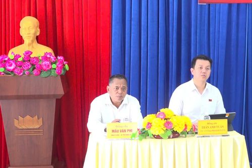 Đại biểu HĐND tỉnh Khánh Hòa tiếp xúc cử tri xã Khánh Vĩnh