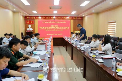 Hội nghị công bố quyết định kiểm tra Dự án quần thể du lịch Vườn Địa Đàng Lai Châu và Dự án du lịch thác trắng đèo Hoàng Liên