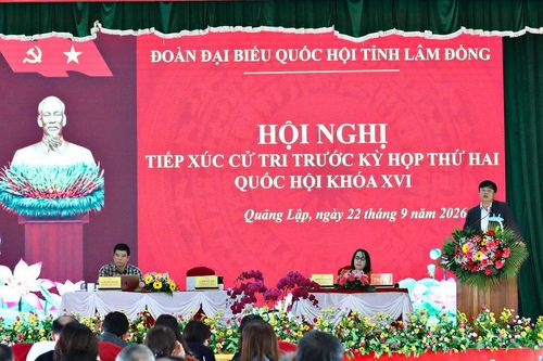 Đoàn ĐBQH tỉnh Lâm Đồng tiếp xúc cử tri tại xã Quảng Lập