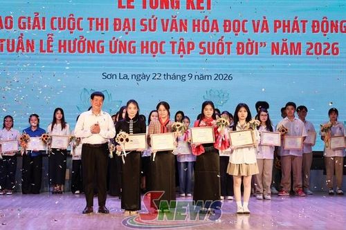 Trao giải Cuộc thi Đại sứ Văn hóa đọc năm 2026