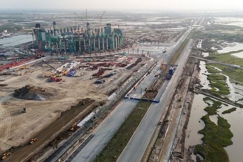 Hà Nội: Cận cảnh đại lộ 120m kết nối sân vận động 135.000 chỗ ngồi sau 9 tháng thi công