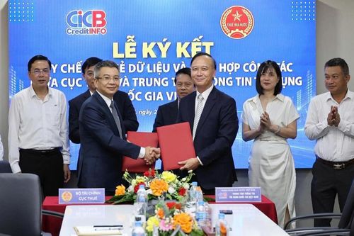 Cục Thuế và CIC tăng cường kết nối dữ liệu, nâng cao hiệu quả quản lý thuế và tín dụng
