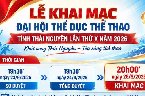 Thái Nguyên sẵn sàng cho Đại hội thể dục thể thao tỉnh lần thứ X