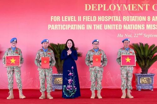 Bộ Quốc phòng xuất quân thực hiện nhiệm vụ gìn giữ hòa bình Liên hợp quốc