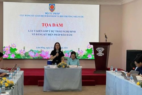 Lấy ý kiến góp ý dự thảo Nghị định về đăng ký biện pháp bảo đảm
