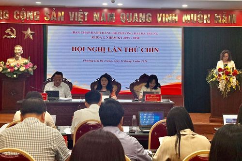 Hội nghị BCH Đảng bộ phường Hai Bà Trưng lần thứ 9