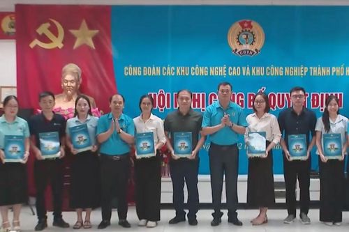 Thành lập 13 Công đoàn cơ sở với hơn 1.100 đoàn viên