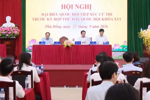 Bí thư Thành ủy tiếp xúc cử tri trước Kỳ họp thứ 2, Quốc hội khóa XVI