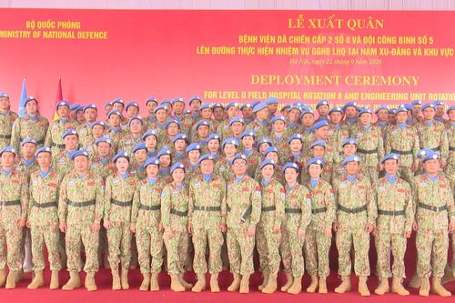 Những người lính Việt Nam lên đường gìn giữ hòa bình Liên hợp quốc